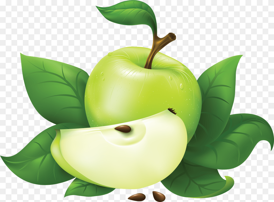 Download Green Apple Green Apple, Food, Fruit, Plant, Produce Free Png