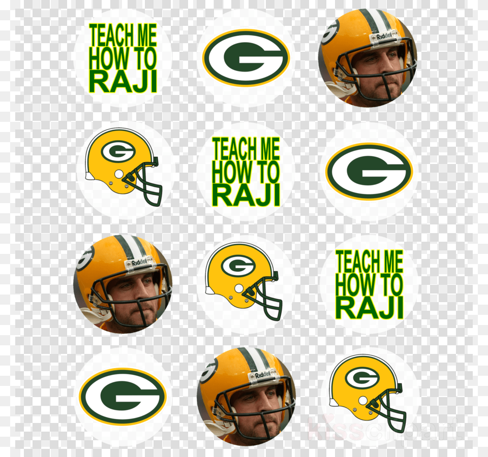 Green Bay Packers Titletown Usa Temporary Green Bay Packers Temporary Tattoo Sheet, Person, People, Helmet, American Football Free Png Download