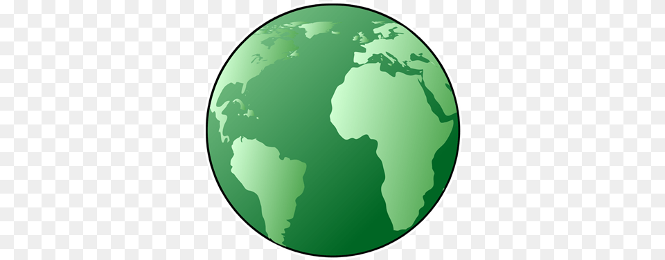 Download Green Earth Globe Icon Full Size Image Pngkit Five Star Global Security, Astronomy, Outer Space, Planet, Sphere Free Png