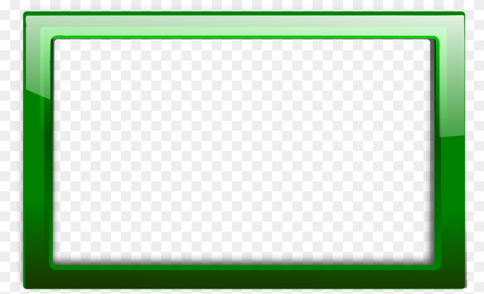Green Facecam Border Clipart Borders And Frames Clip Art, Blackboard, Electronics, Screen, Computer Hardware Free Png Download