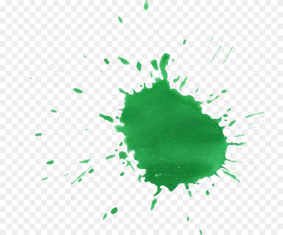 Download Green Ink Splatter, Stain, Outdoors, Nature, Water Png Image