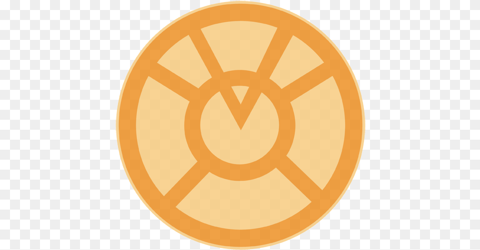 Download Green Lantern Orange Symbol Dc Orange Lantern Corps Symbol, Disk Free Png