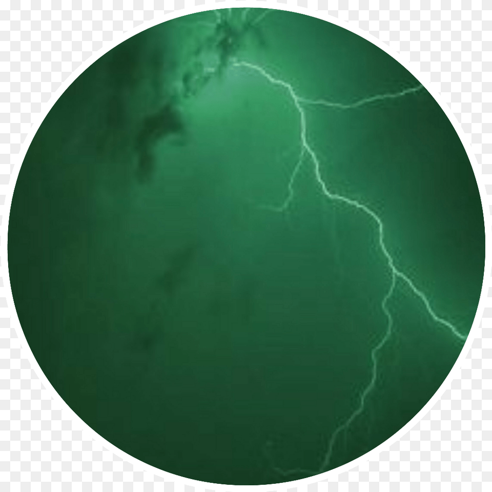 Download Green Lightning Greenlightning Thunderstorm, Nature, Outdoors, Storm, Disk Png