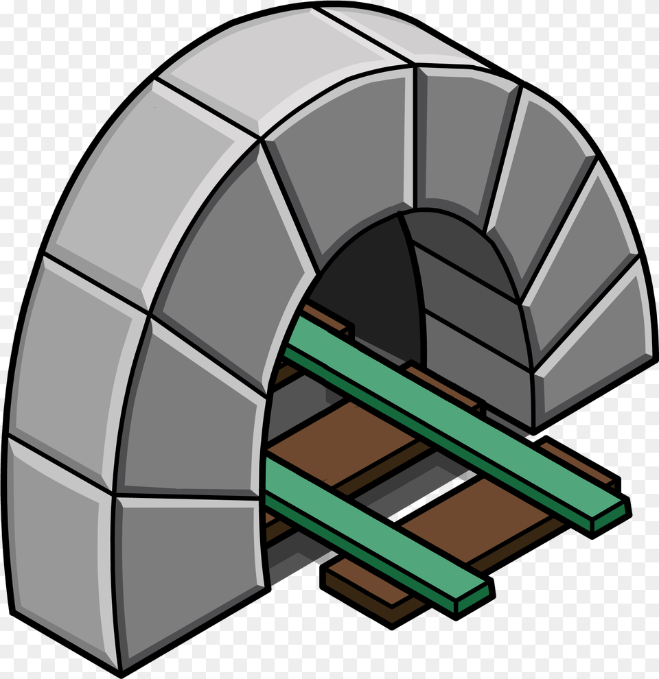 Download Green Line Tunnel Icon Tunnel Full Size Tunel, Arch, Architecture, Nature, Outdoors Free Transparent Png