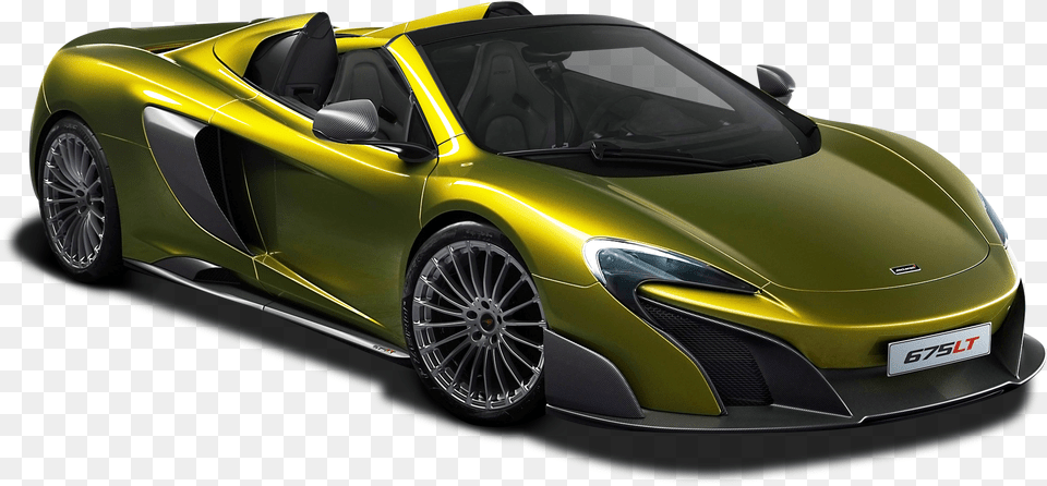 Download Green Mclaren 675lt Spider Super Car Image For 675lt Spider, Alloy Wheel, Vehicle, Transportation, Tire Free Png