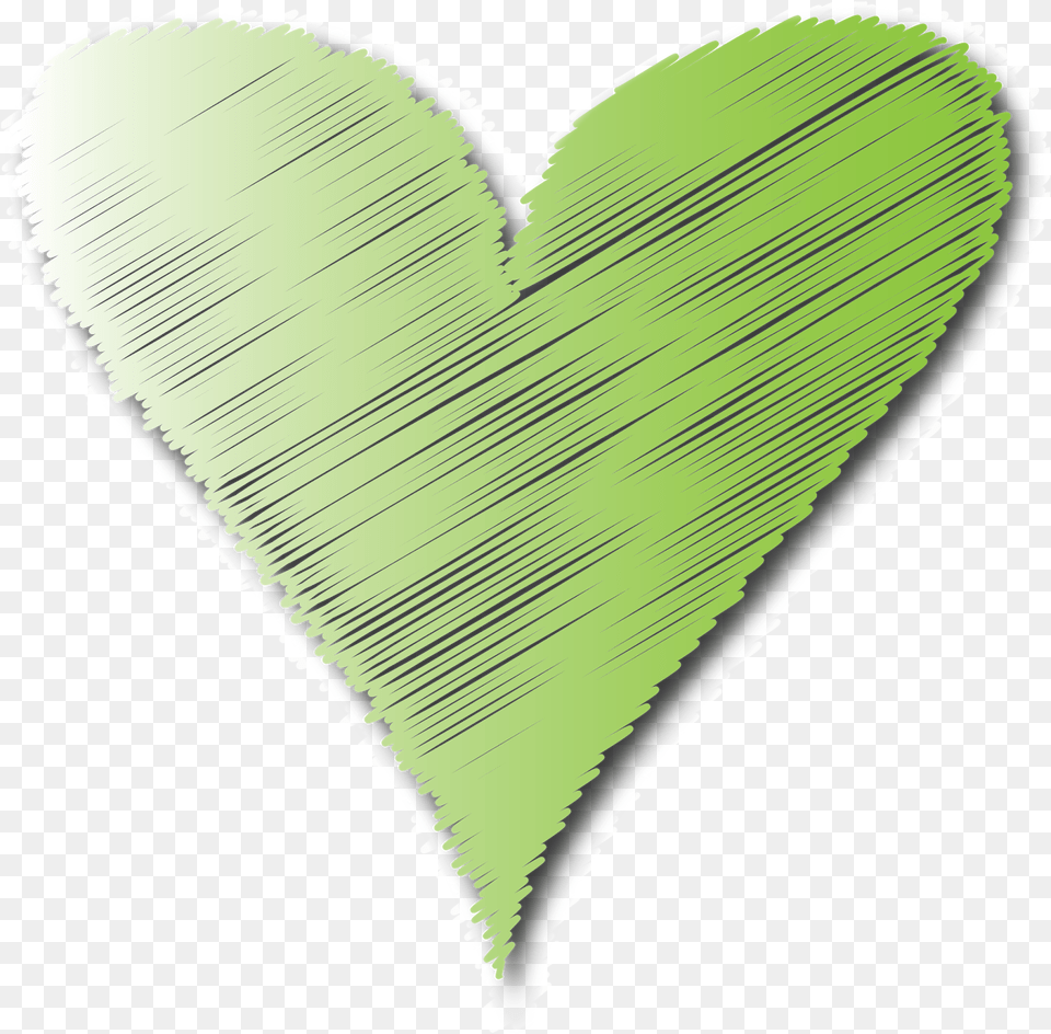 Download Green Scribble Heart Uokplrs Horizontal, Leaf, Plant Free Transparent Png