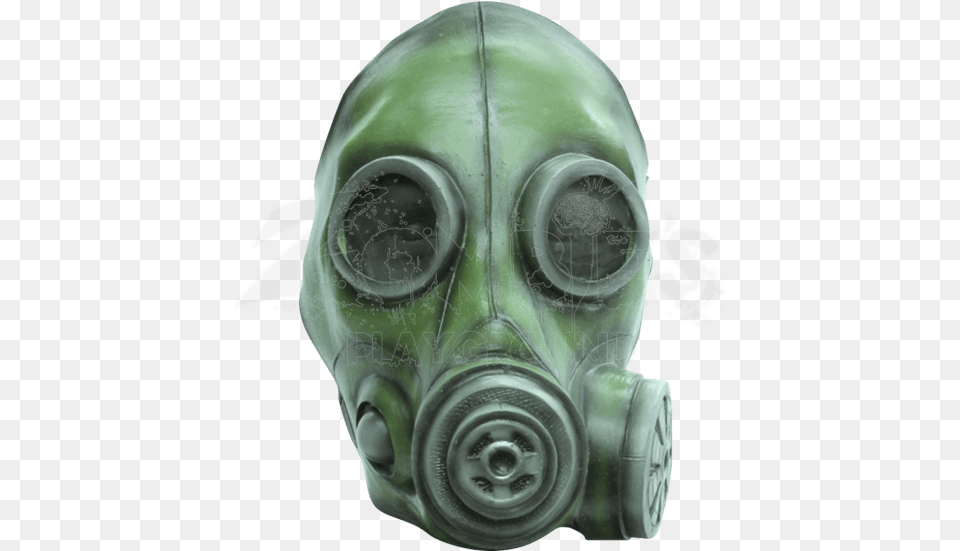 Download Green Smoke Mask Green Gas Mask Full Size Mascaras De La Guerra Free Png