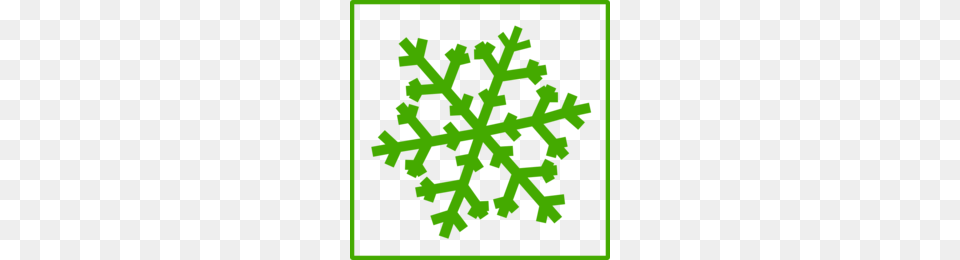 Download Green Snowflake Clipart Clip Art, Nature, Outdoors, Snow, Leaf Free Transparent Png