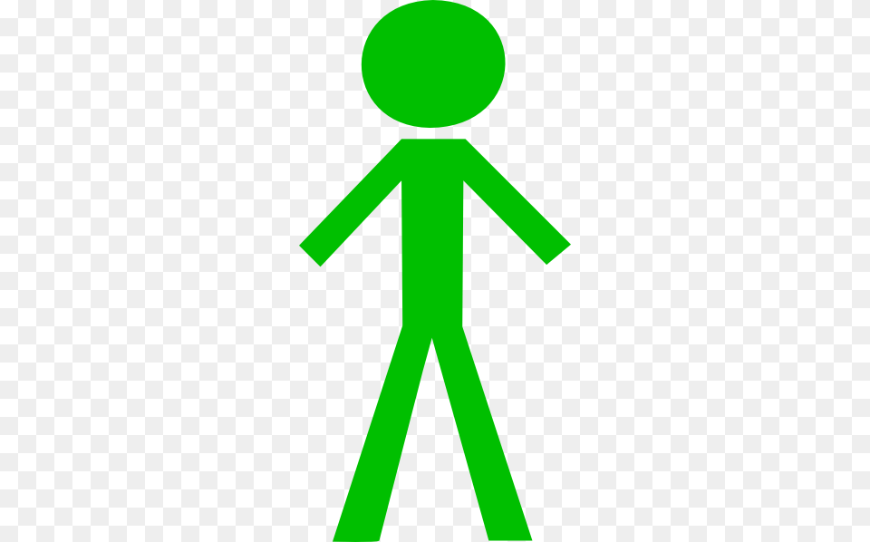 Download Green Stick Figure Clipart, Sign, Symbol, Cross Free Transparent Png