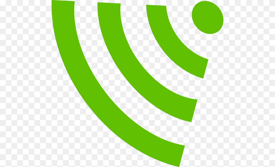 Green Wifi Symbol Clipart, Logo, Spiral, Blade, Razor Free Png Download