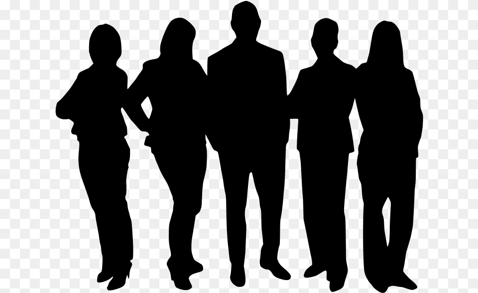 Download Group Of Important People, Gray Png
