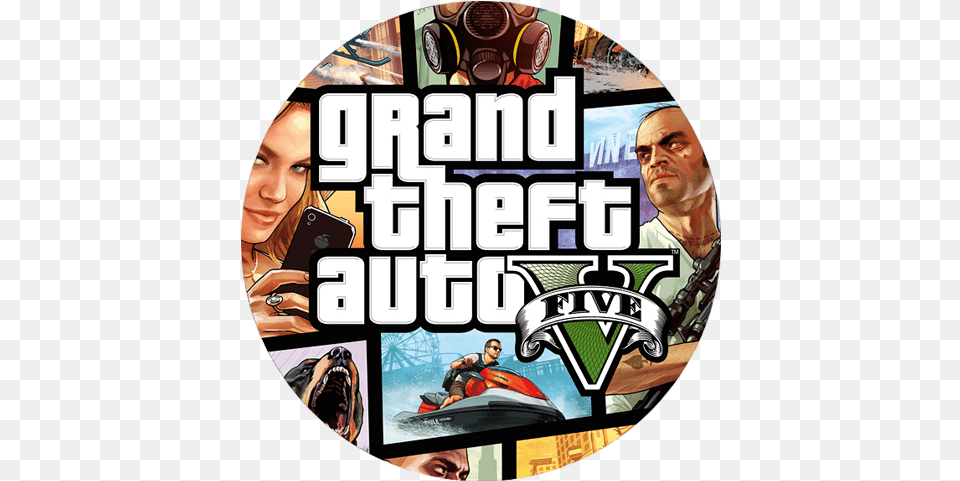 Download Gta Grand Theft Auto 5 Round Full Size Grand Theft Auto 5 Round, Adult, Person, Woman, Female Png