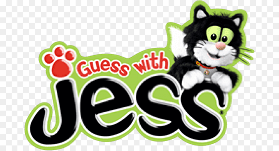 Download Guess With Jess Logo With Cat Clipart Guess With Jess Logo, Animal, Canine, Dog, Mammal Free Png