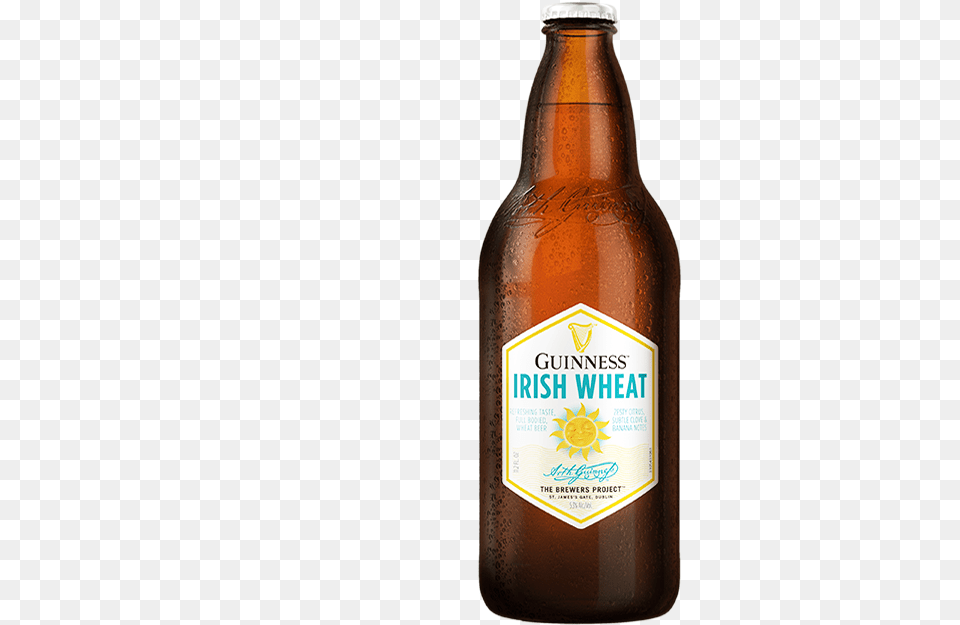 Guinness Irish Wheat Logo Beer Bottle, Alcohol, Beer Bottle, Beverage, Liquor Free Png Download