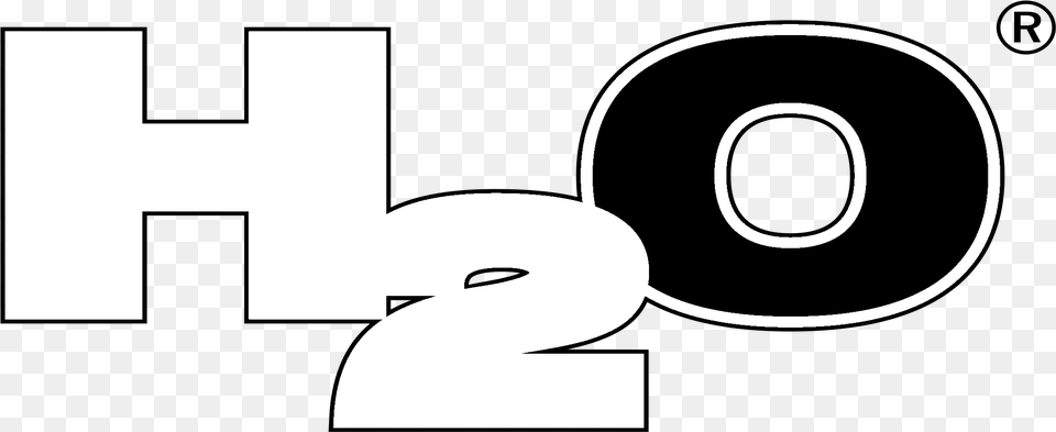 Download H2o Logo Black And White Circle Image With No Circle, Number, Symbol, Text Free Png