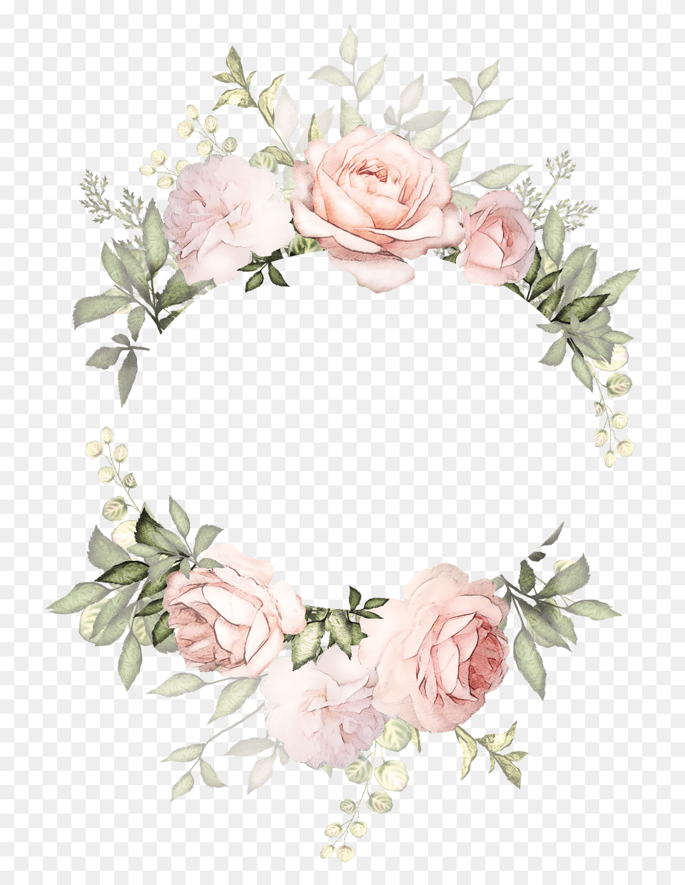 Download H746a Flower Frame Arte Floral Arusha Watercolor Watercolor Floral Wreath, Adult, Person, Man, Male Png Image