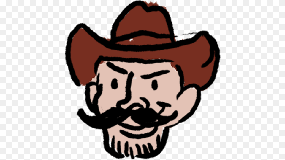 Download Hair Clipart Cowboy Hat Cattle Snout Cartoon Clip Art, Clothing, Cowboy Hat, Baby, Person Png