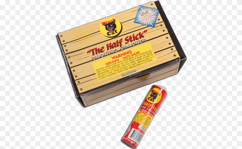 Half Stick Smoke Cracker Smoke Bomb Stick Buy Black Cat Firecracker, Wood, Incense, Dynamite, Weapon Free Png Download