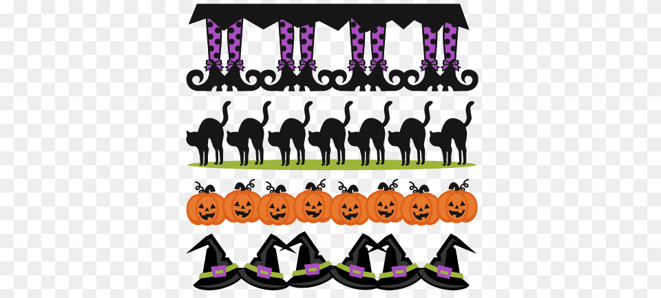 Download Halloween Borders Svg Scrapbook Cut File Cute Cute Halloween Banner Clipart, Festival, Person, Adult, Male Free Png