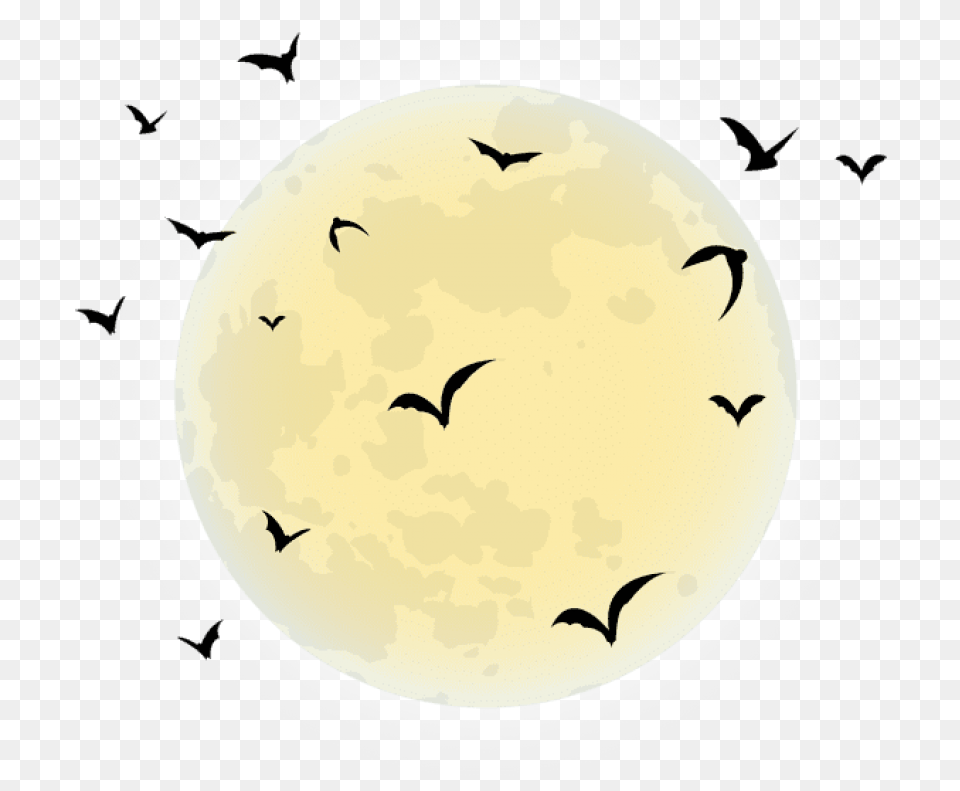 Download Halloween Moon Clipart Moon, Food, Meal, Plate, Dish Free Png