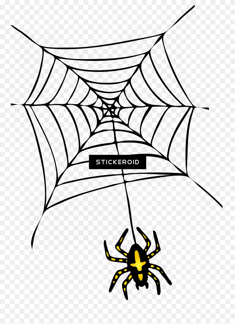 Download Halloween Spider Spider Web Halloween Transparent Transparent Spiders Web Halloween, Mailbox Png Image