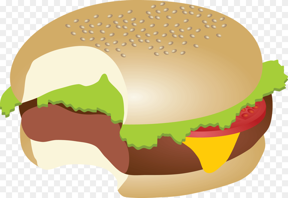 Download Hamburger Cheeseburger Fast Food Veggie Burger Burger With Bite, Hot Tub, Tub Free Png