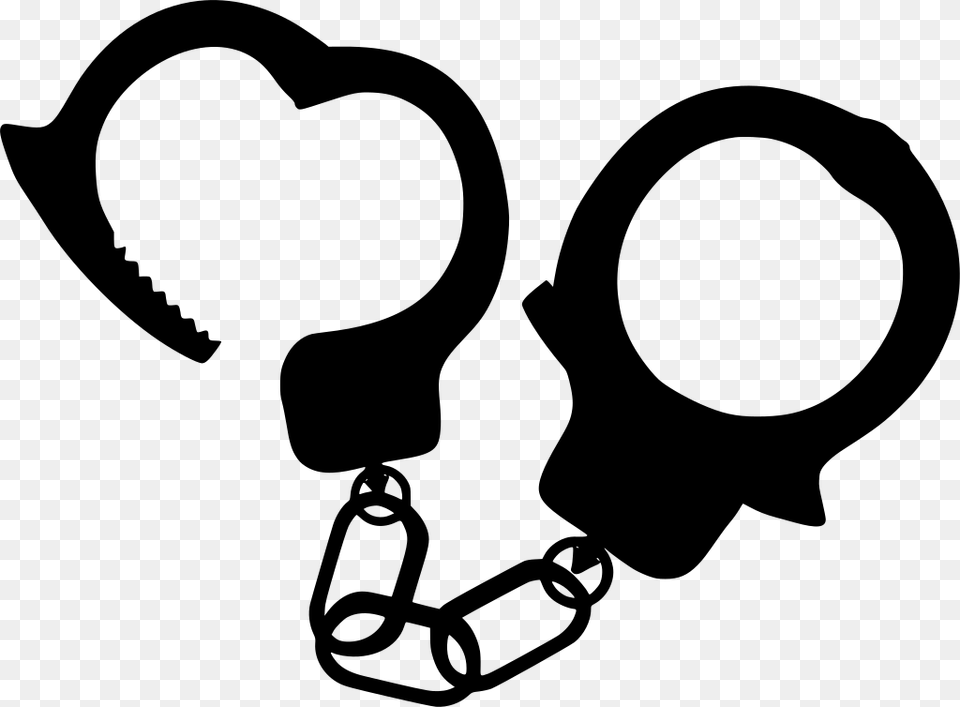 Download Hand Cuffs Clip Art, Gray Png Image