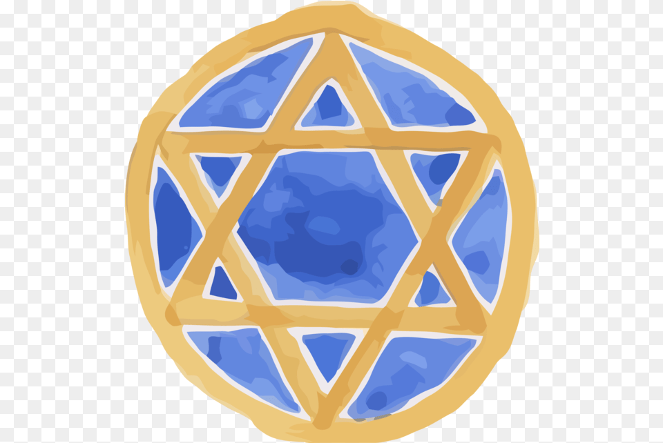 Download Hanukkah Electric Blue Symbol Circle For Happy Geometric, Sphere, Nature, Outdoors, Face Free Png