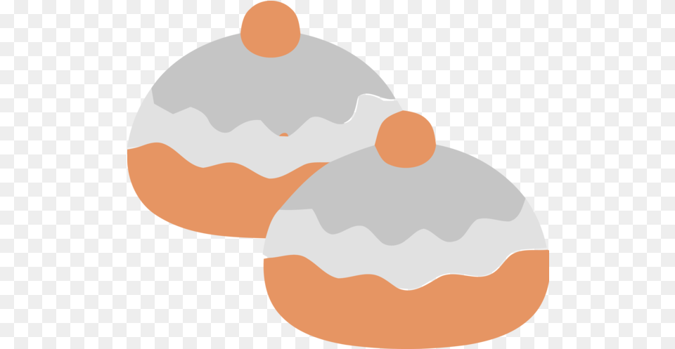 Download Hanukkah Orange Cartoon Cloud For Happy Fireworks Cupcake, Icing, Cream, Dessert, Food Png Image