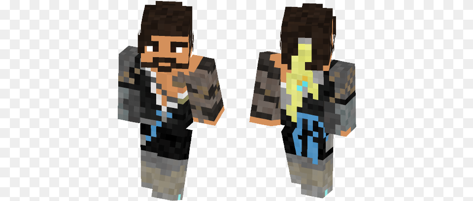 Download Hanzo Shimada Minecraft Skin For Minecraft Hyper Light Drifter Skin, Person, Art Free Transparent Png