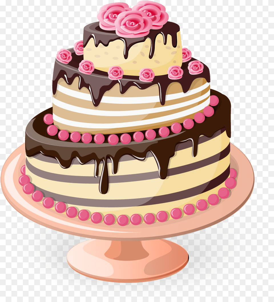 Download Happy Birthday Cake Cake Vector Image Cake Happy Birthday, Birthday Cake, Cream, Dessert, Food Free Png