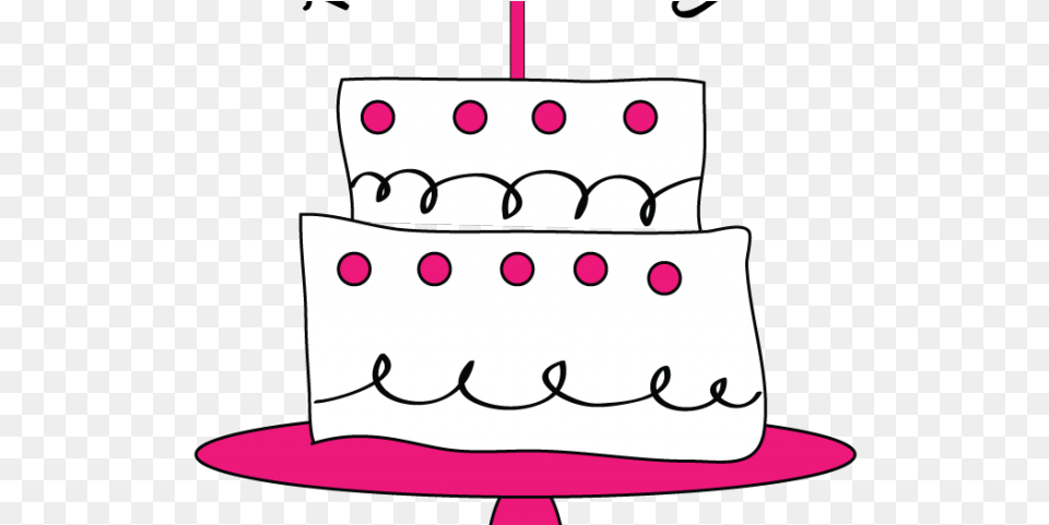 Happy Birthday Clipart Girly Cute Birthday Cake Clipart, Birthday Cake, Cream, Dessert, Food Free Png Download