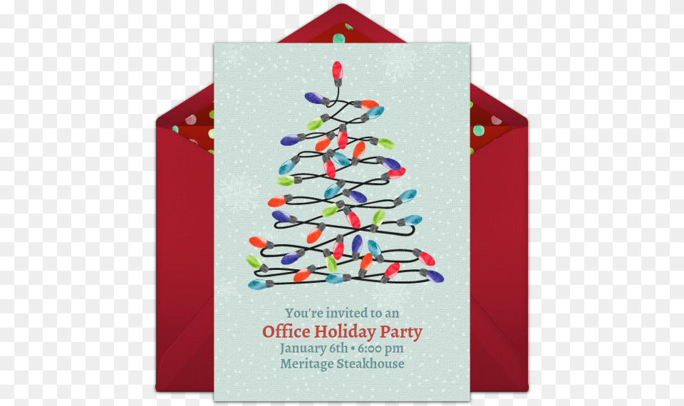 Happy Holiday Lights Online Feliz Navidad Vintage, Advertisement, Envelope, Greeting Card, Mail Free Png Download