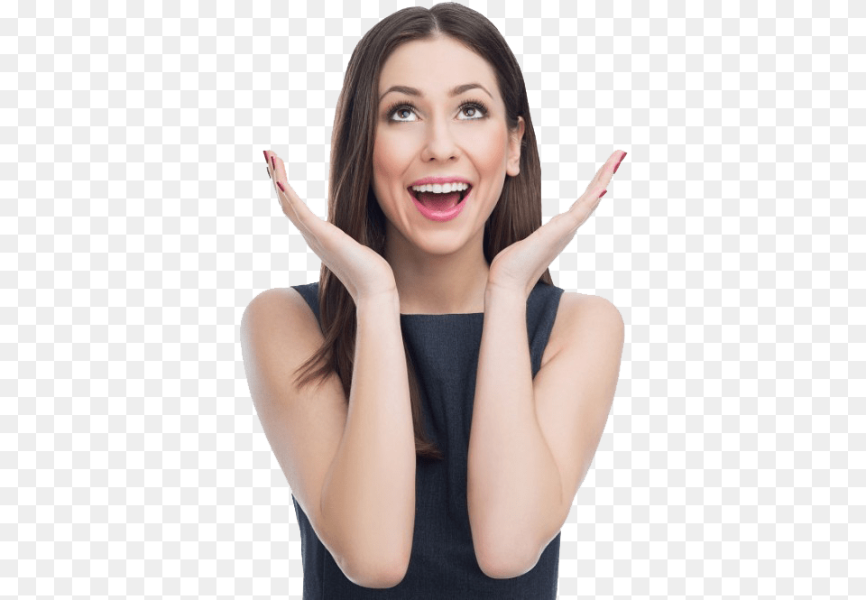 Download Happy Woman Happy Face Woman Image With Woman Happy Face, Head, Person, Body Part, Surprised Free Png