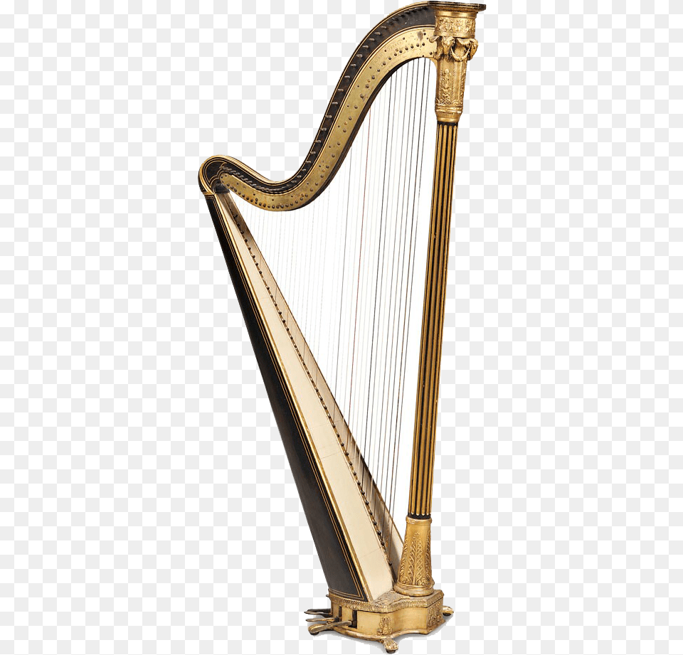 Download Harp Clipart For Designing Work Harp Violin And Cello, Musical Instrument Free Png