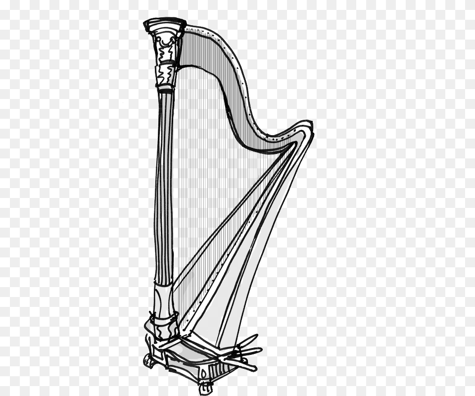 Download Harp Image With No Classical Music, Musical Instrument Free Transparent Png