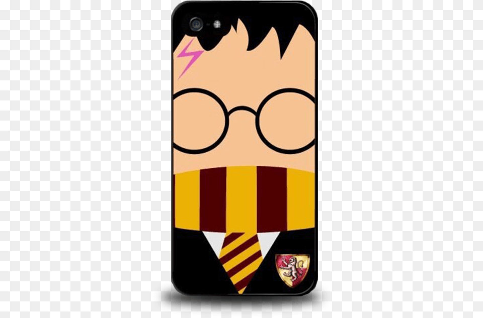 Download Harry Potter Cartoon Phone Case Harry Potter Hogwarts School Of Witchcraft And Wizardry, Sticker, Accessories, Glasses, Electronics Png Image