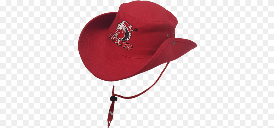 Download Hat Lions Safari Red Baseball Cap Image With Baseball Cap, Clothing, Sun Hat, Cowboy Hat Free Png