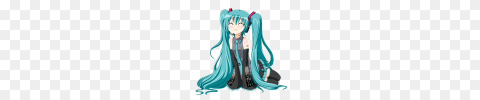 Download Hatsune Miku Free Photo Images And Clipart Freepngimg, Book, Comics, Publication, Formal Wear Png Image