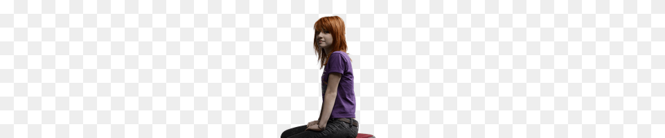 Hayley Williams Photo Images And Clipart, Sitting, Person, Kneeling, Girl Free Png Download