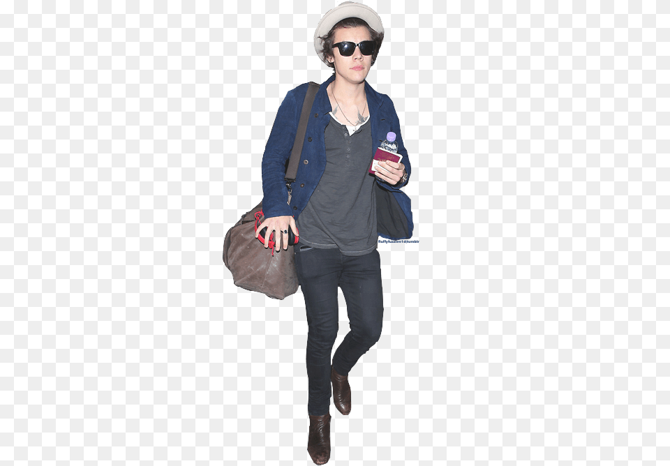 Download Hd 10 Celebrity Images Cutout People Cardboard Cutout Of Harry Styles, Accessories, Sleeve, Pants, Long Sleeve Png Image