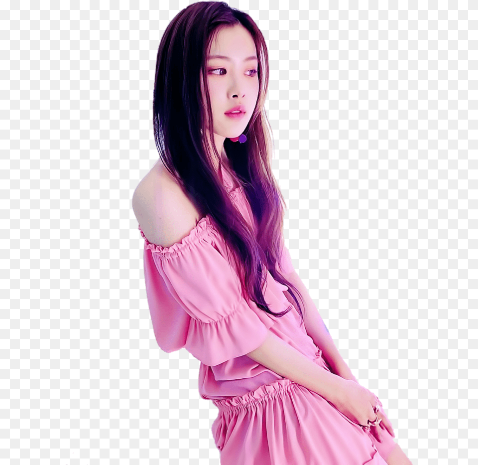Download Hd 120 Images About Blackpink Ros Pink Aesthetic Blackpink, Adult, Purple, Portrait, Photography Png Image