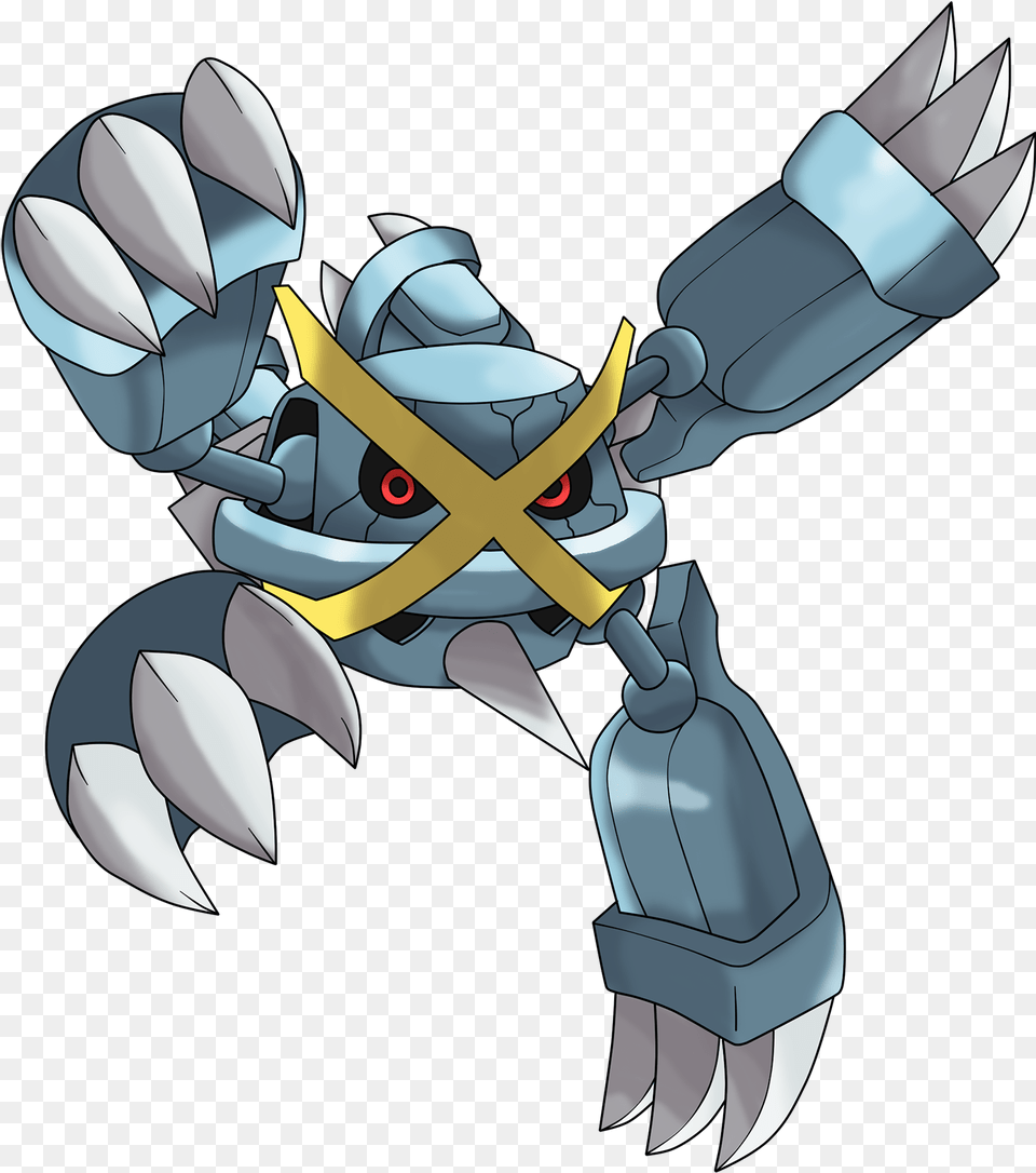 Download Hd Mega Metagross Mega Metagross Pokemon Drawing, Electronics, Hardware, Hook, Claw Png