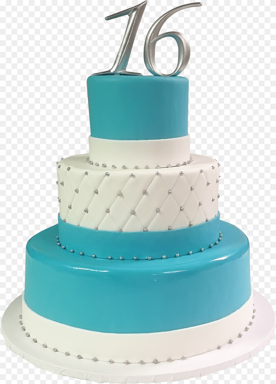 Download Hd 16 Birthday Cake Transparent Birthday Cartoon Sheet Cake, Dessert, Food, Birthday Cake, Cream Png Image
