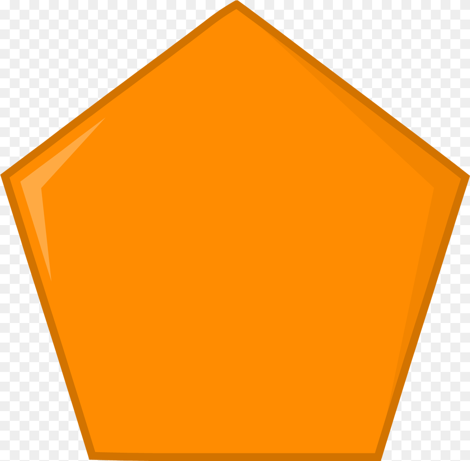 Download Hd 19 January 27 2017 Orange Pentagon Clipart Orange Pentagon Clipart, Sign, Symbol Free Png