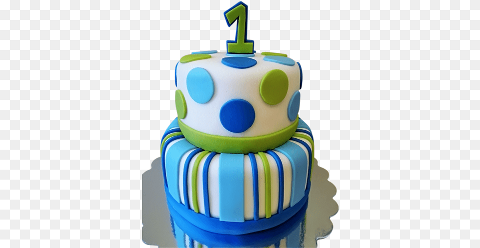 Download Hd 1st Birthday Cake Fondant Cake For Boys Birthday Cake For Boy, Birthday Cake, Cream, Dessert, Food Png Image