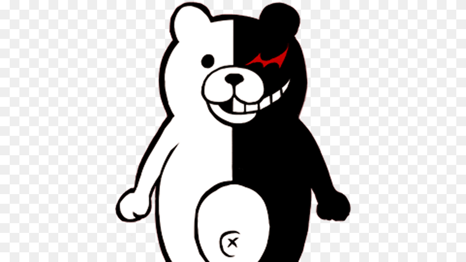 Download Hd 40 Monokuma, Stencil, Baby, Person Free Png