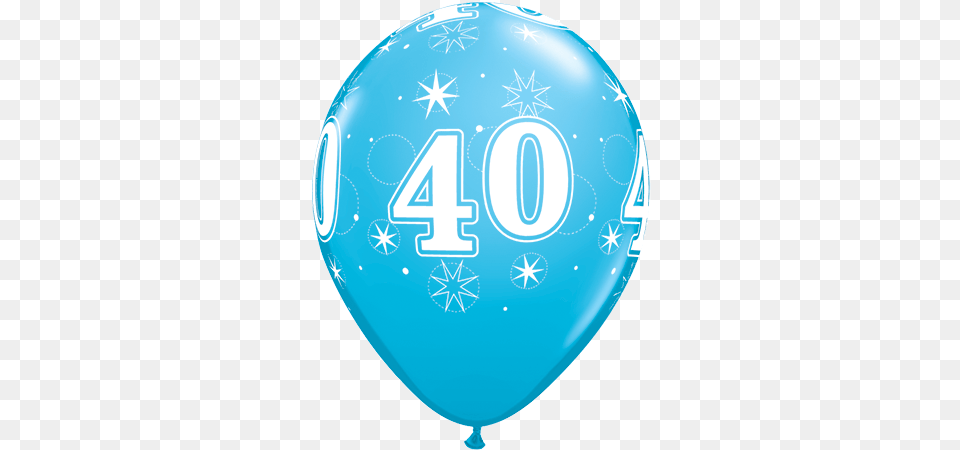 Download Hd 40th Birthday Balloon Latex Blue 6pk 50th Pink Colour Balloon For Birthday Png