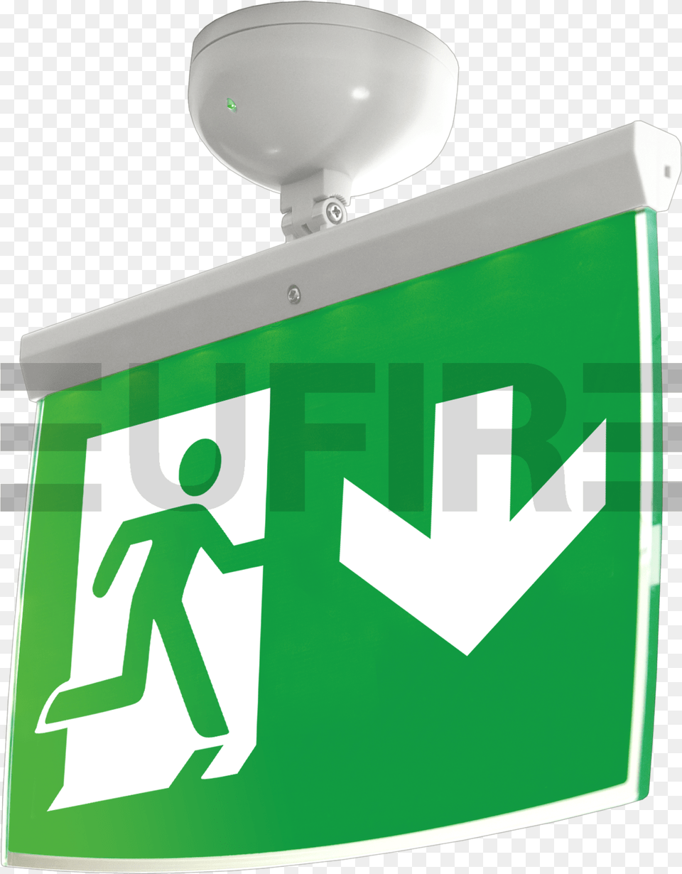Download Hd Addressable Exit Sign Emergency Light, Symbol Free Transparent Png