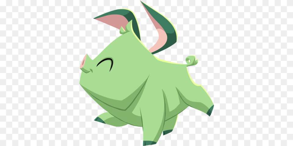 Hd Aj Pig Animal Jam Pig Transparent Image Animal Jam Pig, Art, Paper, Fish, Sea Life Free Png Download